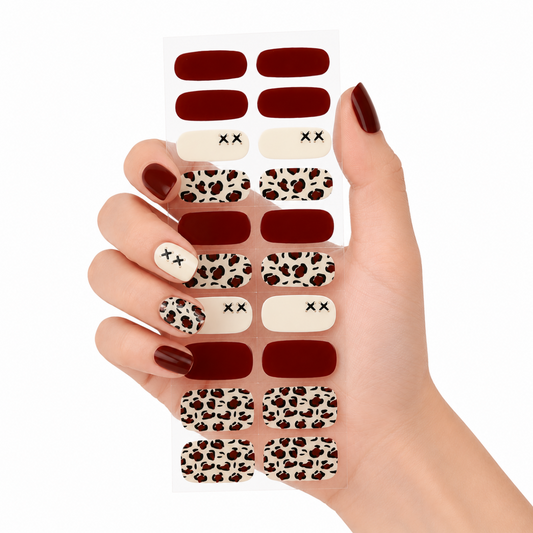 Leopard Bordeaux